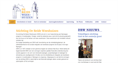 Desktop Screenshot of beideweeshuizen.nl